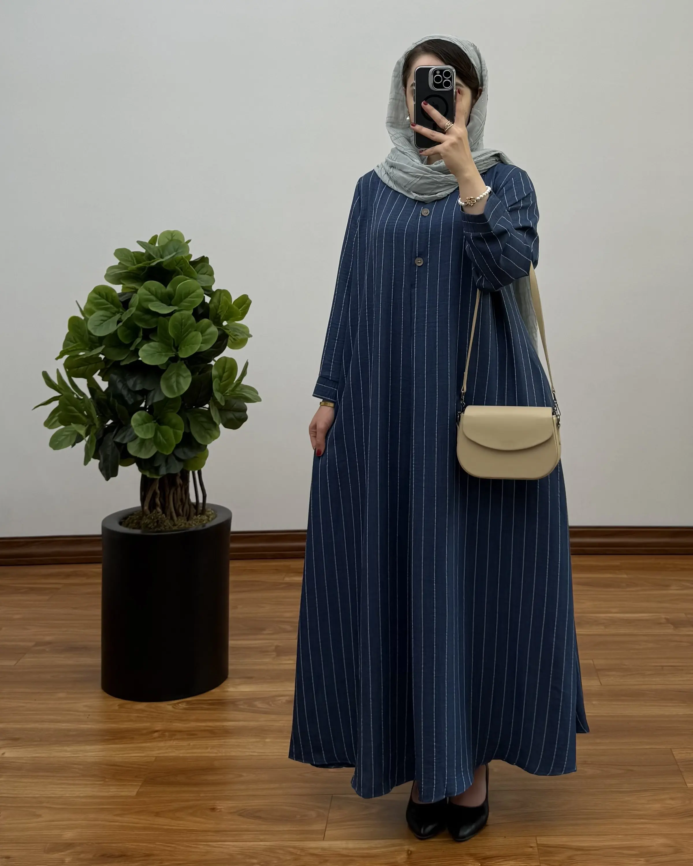 پیراهن مانتویی ایتالیایی متینا